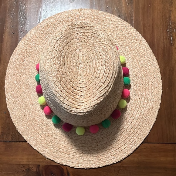 Michael Stars Pom Pompeii Wide Brim Adjustable Hat - Picture 4 of 7